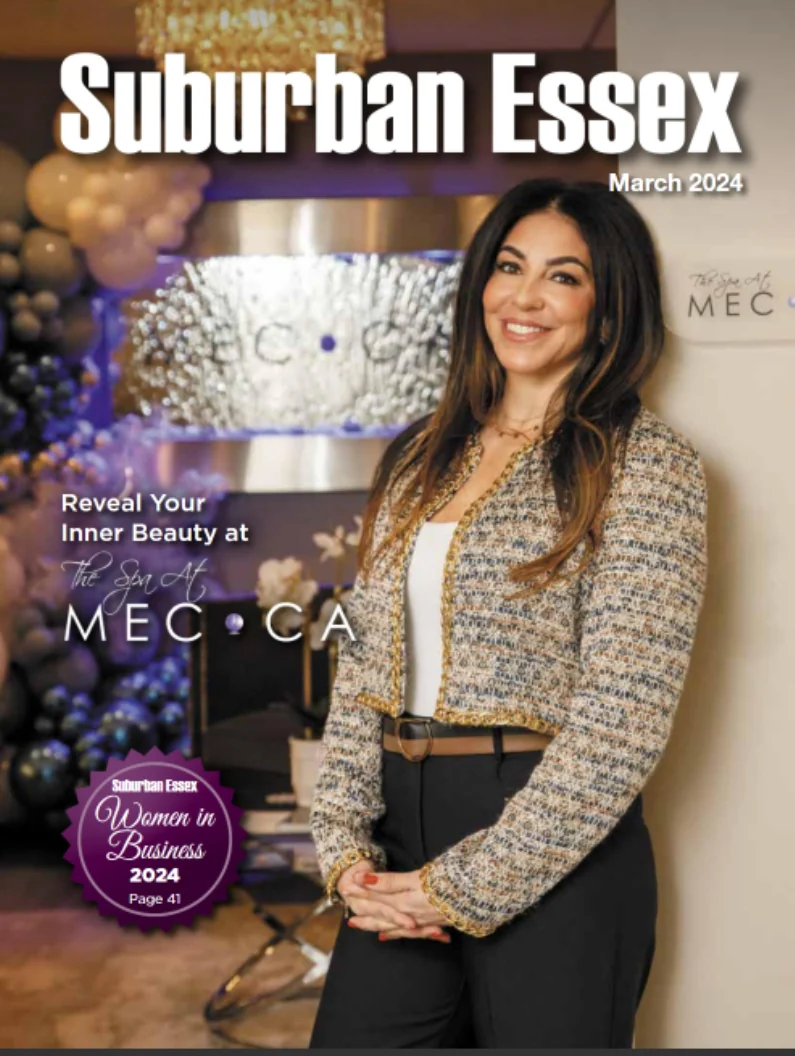 Suburban Essex magazine cover, March 2024, featuring Dr. Dena Lacara